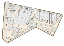 SDC indicative power layout: Hybrid · layout one